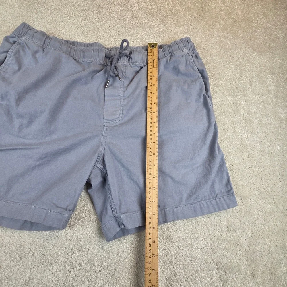 Faherty Brand Mens Essential Drawstring Shorts Blue Gray Organic Cotton XXL